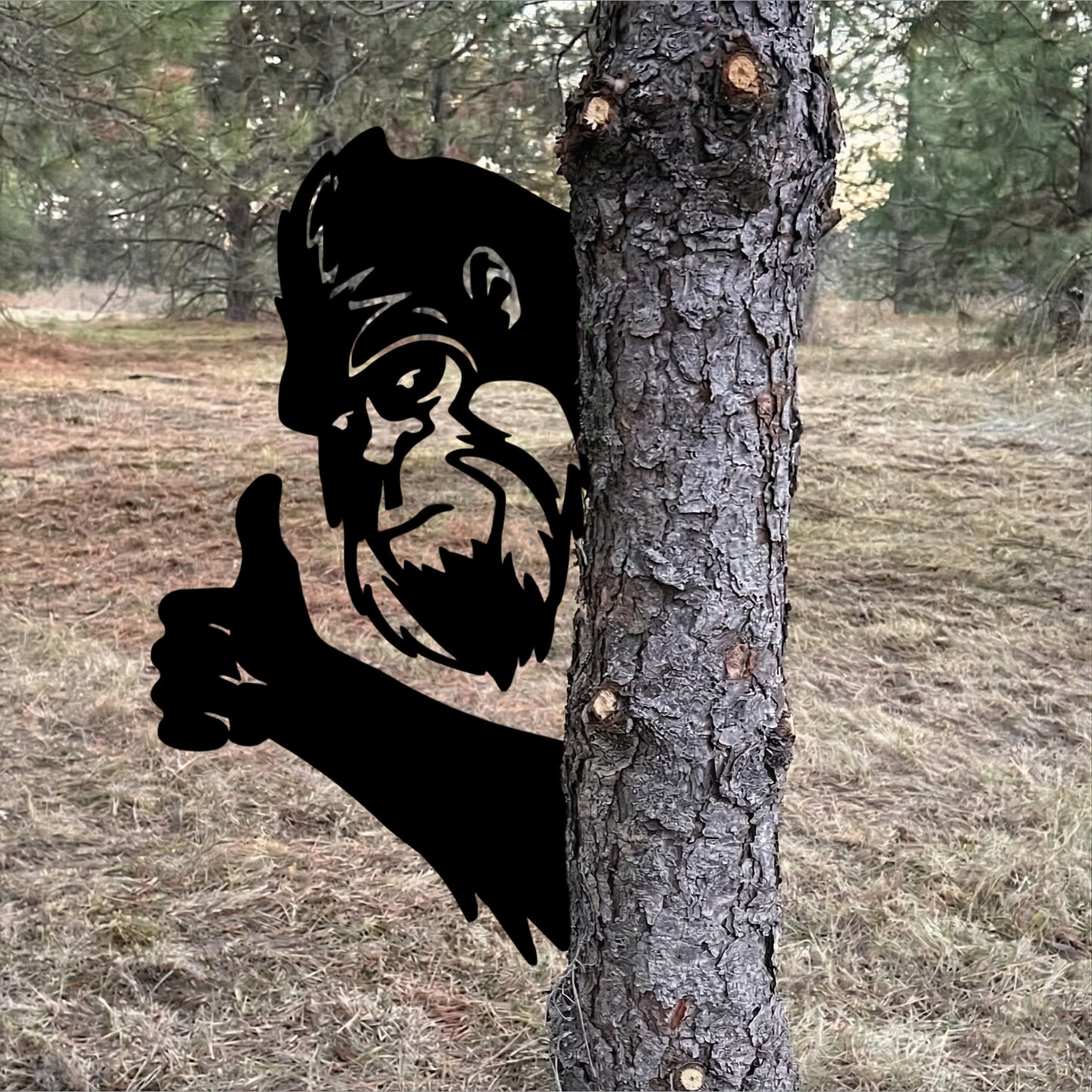 Multi-Style Funny Bigfoot Metal Sign