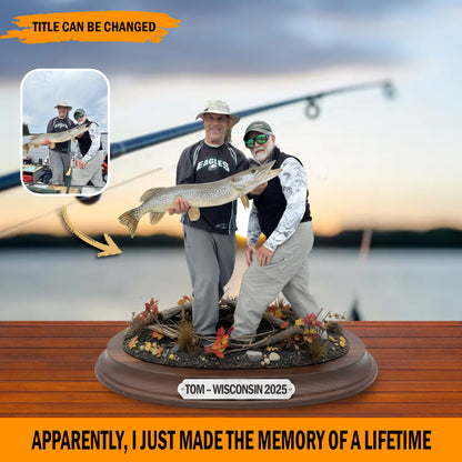 Trophy Fishing Moments – Personalized Photo Acrylic Plaque