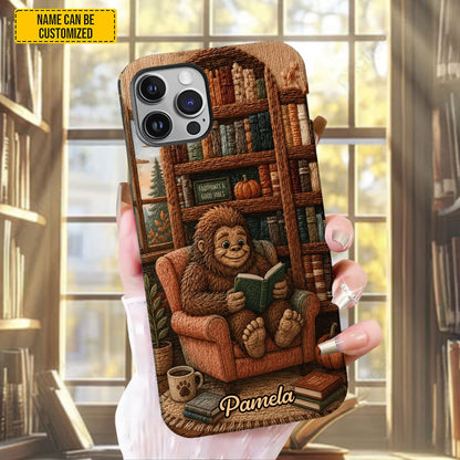 Bigfoot Book Nook – Personalized Phone Case