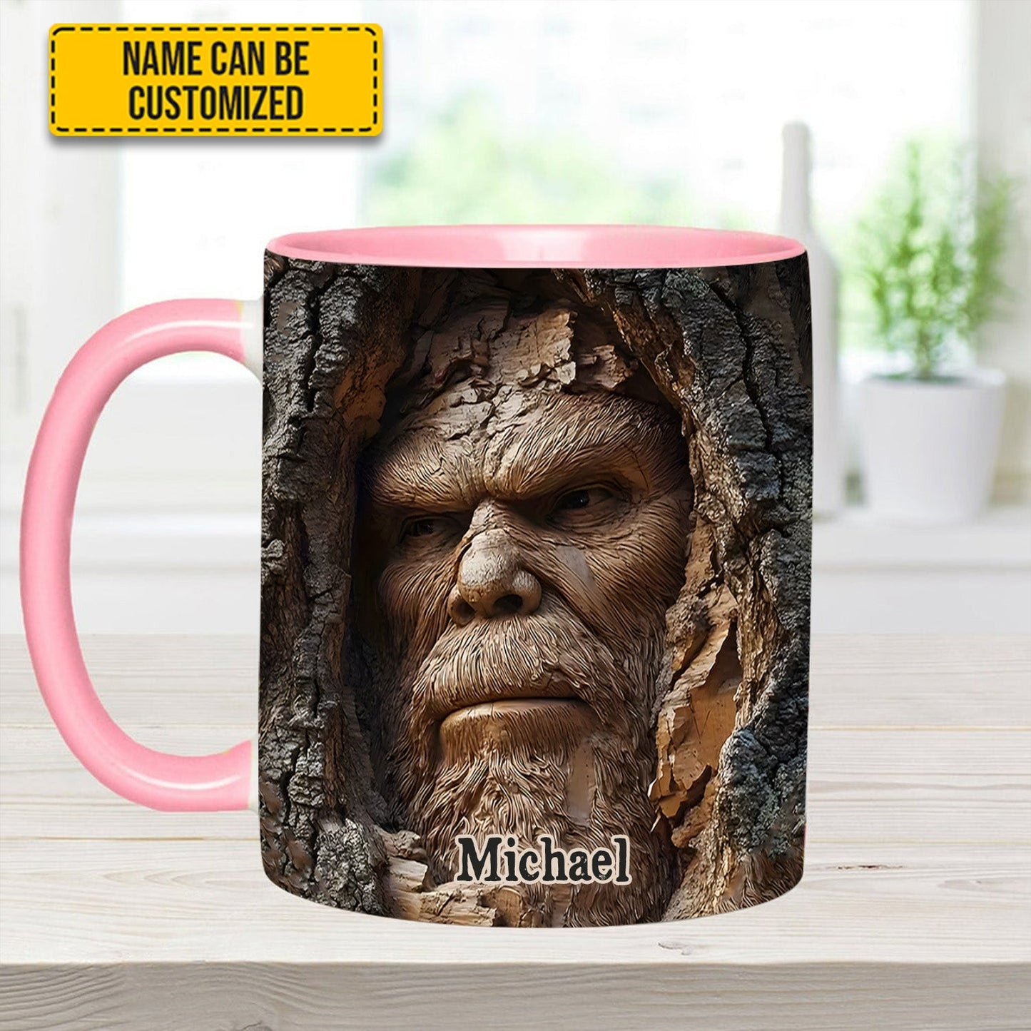 Cosmic Footsteps – Personalized Bigfoot Accent Mug