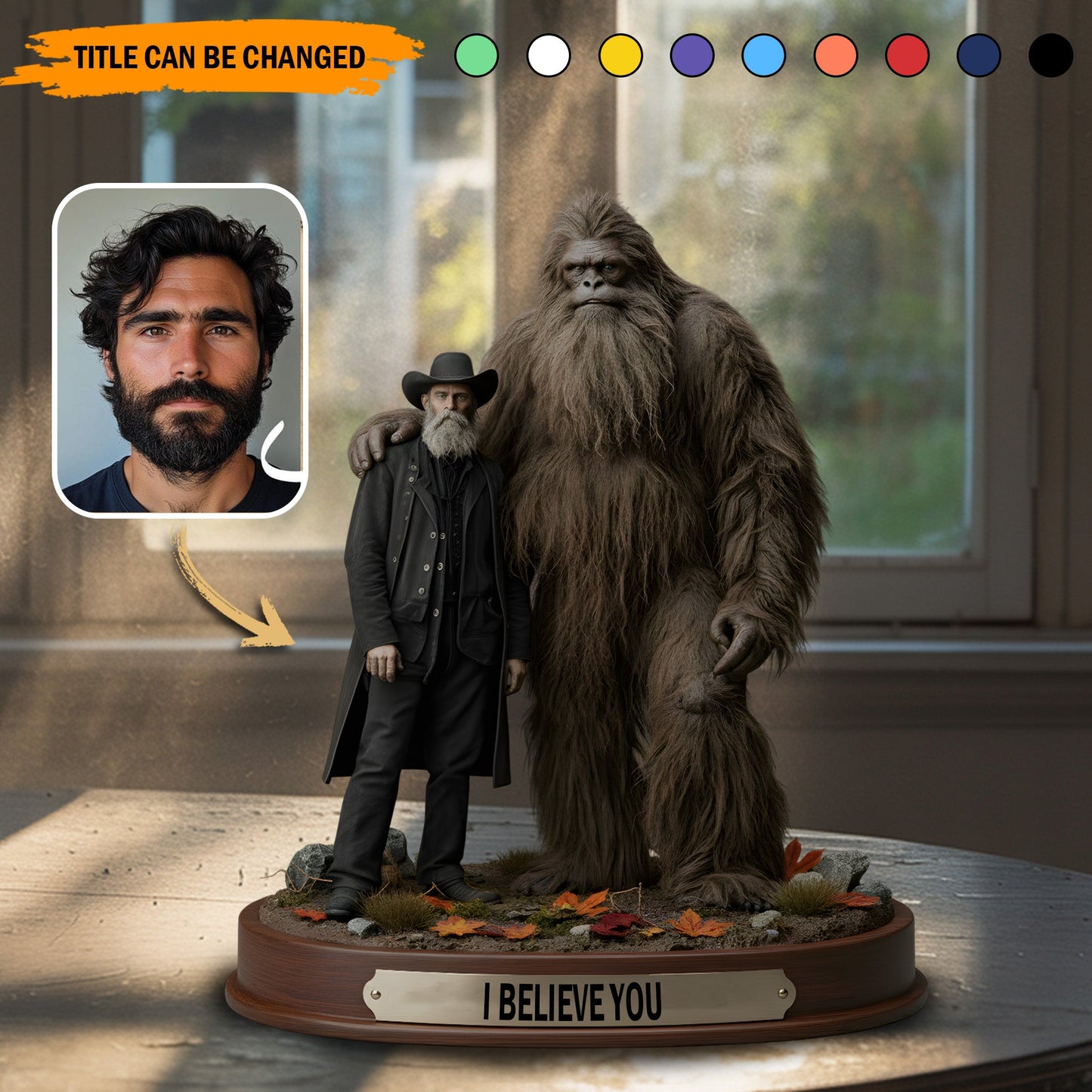 My Legendary Buddy – Personalized Bigfoot Friendship Acrylic Plaque