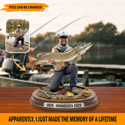 Trophy Fishing Moments – Personalized Photo Acrylic Plaque
