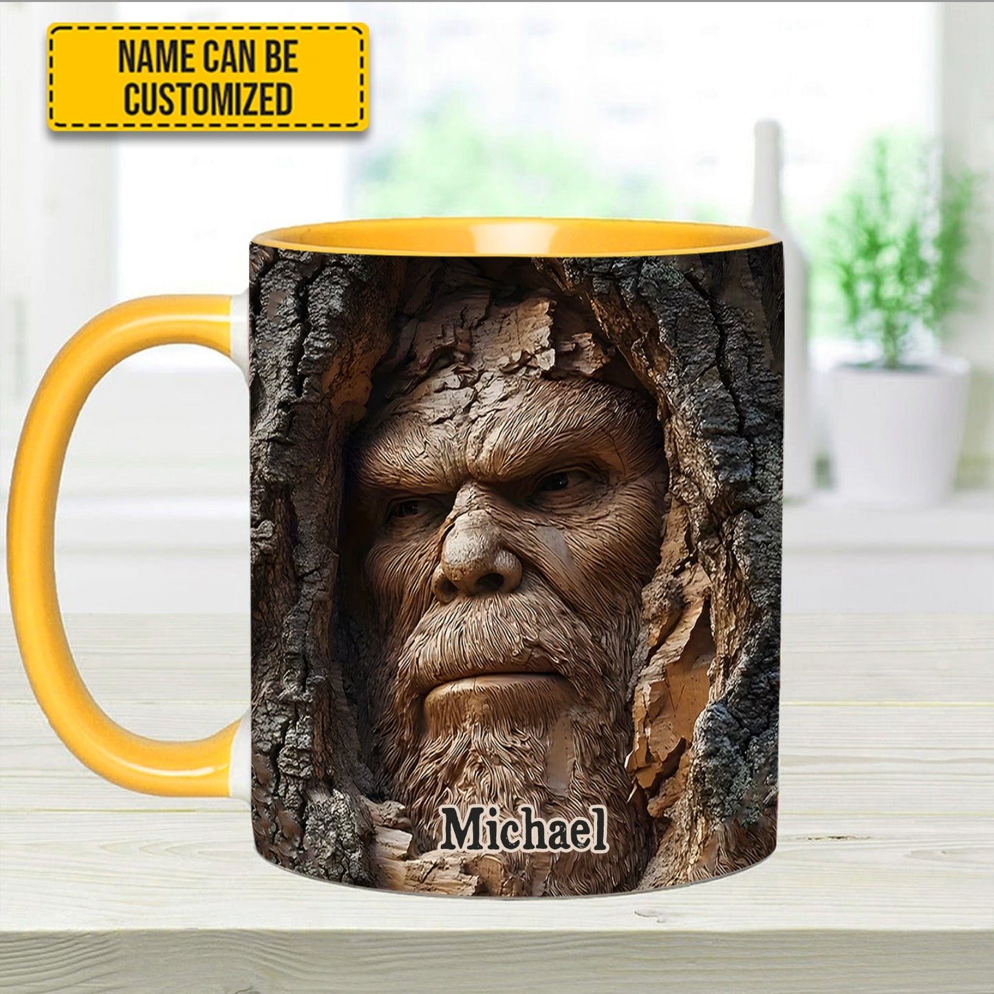 Cosmic Footsteps – Personalized Bigfoot Accent Mug