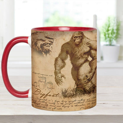 Bigfoot Legend in the Trees – Personalized Bigfoot Accent Mug
