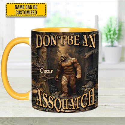 Chill & Don’t Care – Personalized Sasquatch Accent Mug