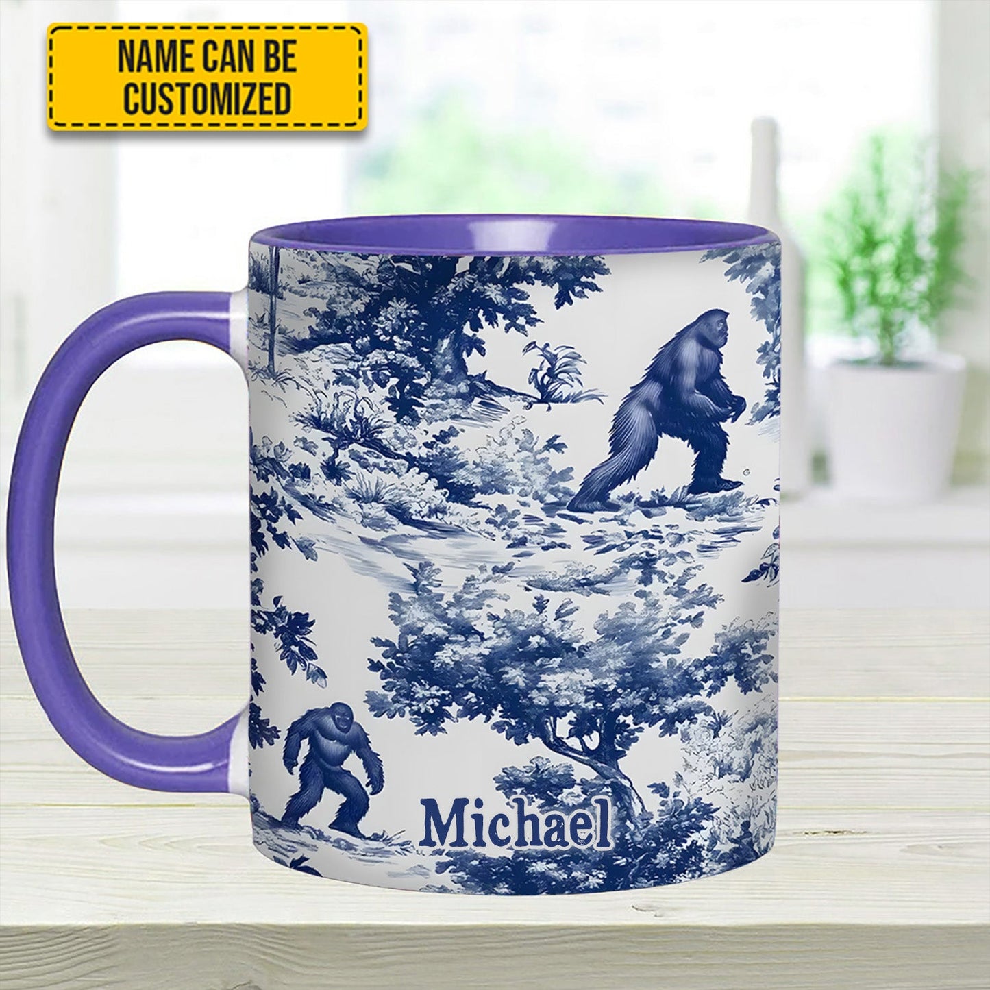Forest Guardian – Personalized Bigfoot Accent Mug
