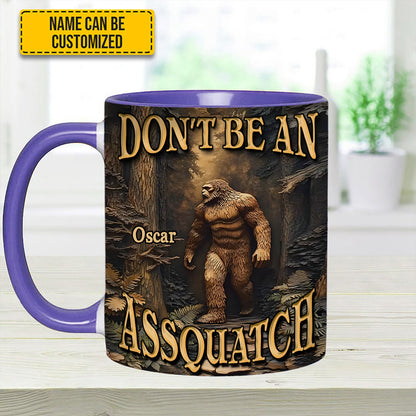 Chill & Don’t Care – Personalized Sasquatch Accent Mug