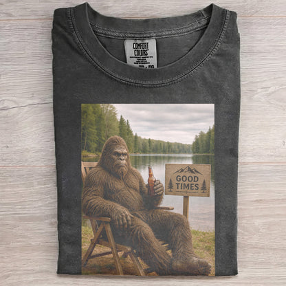 Good Times in the Wild – Bigfoot Camping Shirt