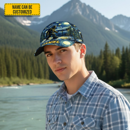 Personalized Bigfoot In The Trees Classic Cap