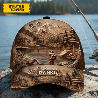 Personalized Illusion Fishing Classic Cap