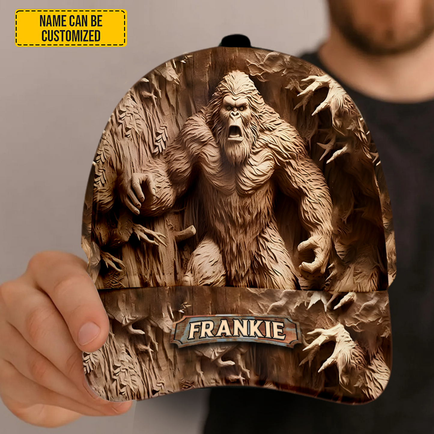 Personalized Bigfoot Legend In The Trees Classic Cap