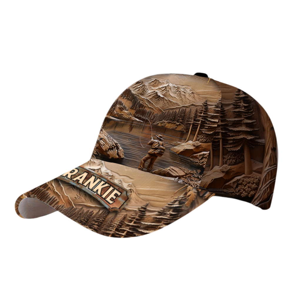 Personalized Illusion Fishing Classic Cap