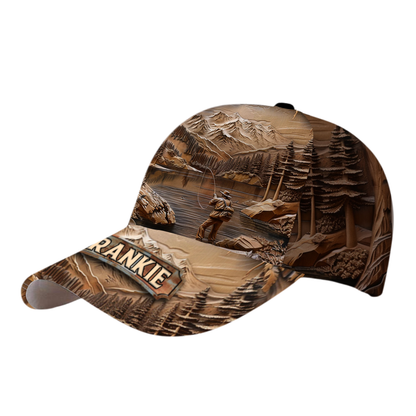 Personalized Illusion Fishing Classic Cap