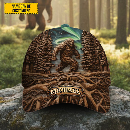 Bigfoot In Forest - Personalized Classic Cap