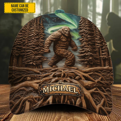 Bigfoot In Forest - Personalized Classic Cap
