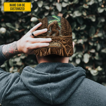 Bigfoot In Forest - Personalized Classic Cap