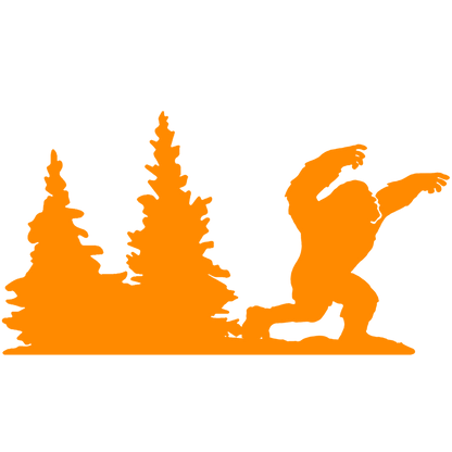 Bigfoot Windshield Sticker