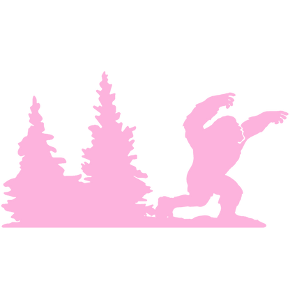 Bigfoot Windshield Sticker