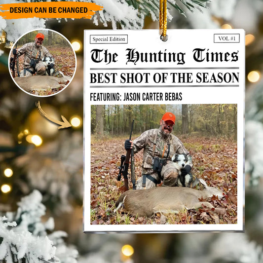 Trophy Times – Personalized Photo Ornament