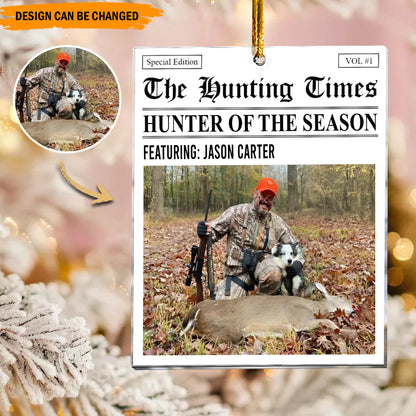Trophy Times – Personalized Photo Ornament