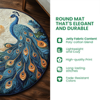 Sasquatch Drinking Beer Hole In Floor Round Mat