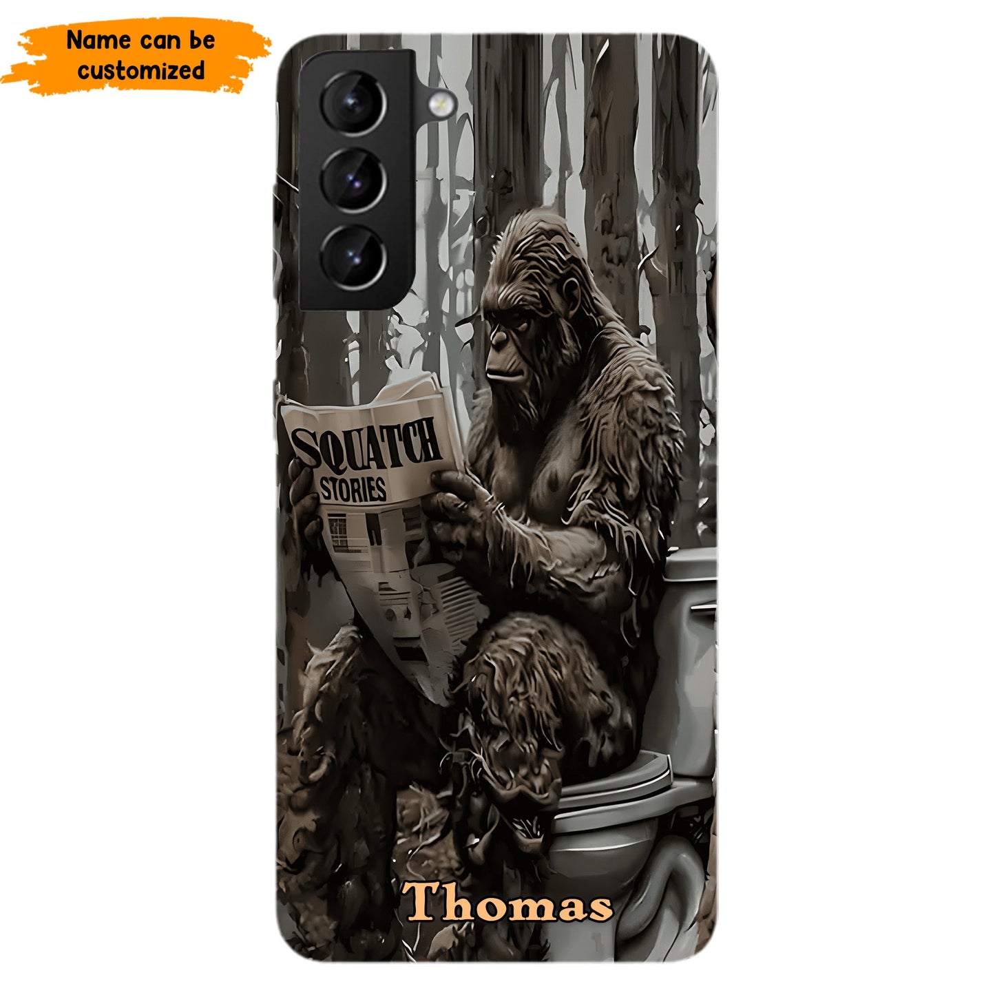 "Squatch Stories” – Personalized Bigfoot Phone Case