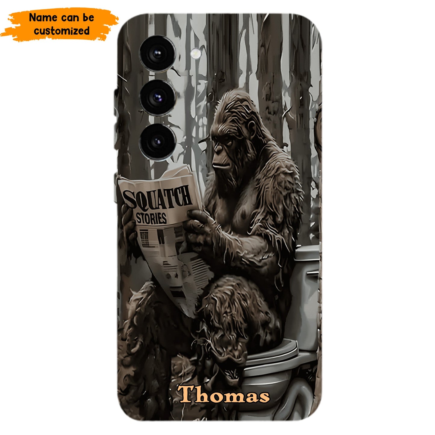 "Squatch Stories” – Personalized Bigfoot Phone Case