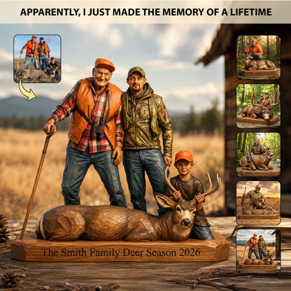 Preserve Your Best Hunting Memories Forever In Wood – Personalized Wooden Block