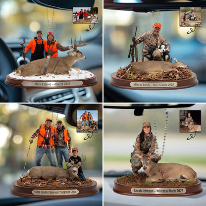 Trophy Moments - Custom Photo Hunting Car Ornament