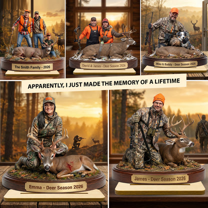 "Capture the Hunt" – Personalized Wooden Plaque