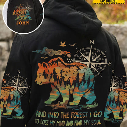 And Into The Forest I Go To Lose My Mind And Find My Soul – Personalized All Over Print Shirt