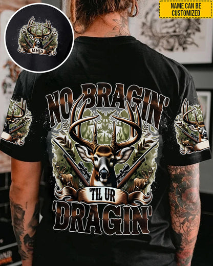Personalized Deer Hunting All Over Print Shirt