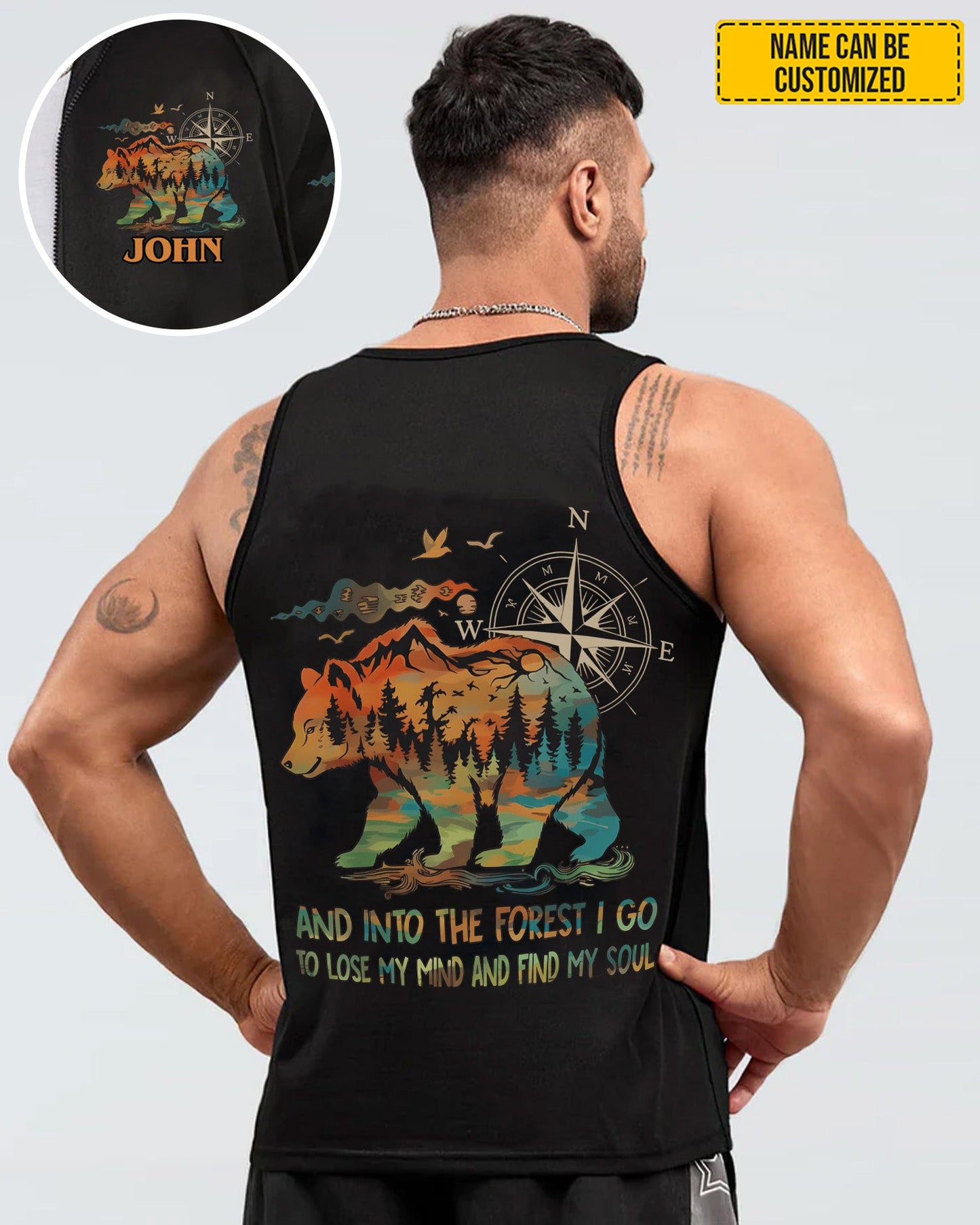 And Into The Forest I Go To Lose My Mind And Find My Soul – Personalized All Over Print Shirt