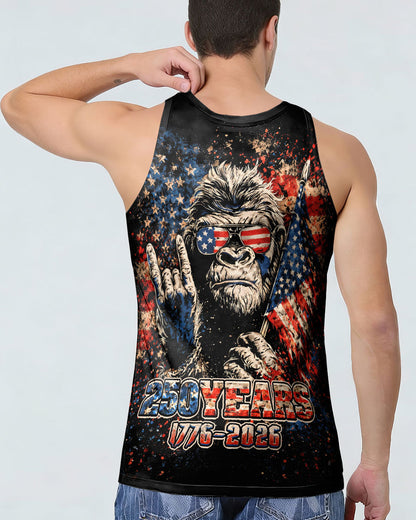 BIGFOOT GRUNGE STARS AND STRIPES ALL OVER PRINT SHIRT