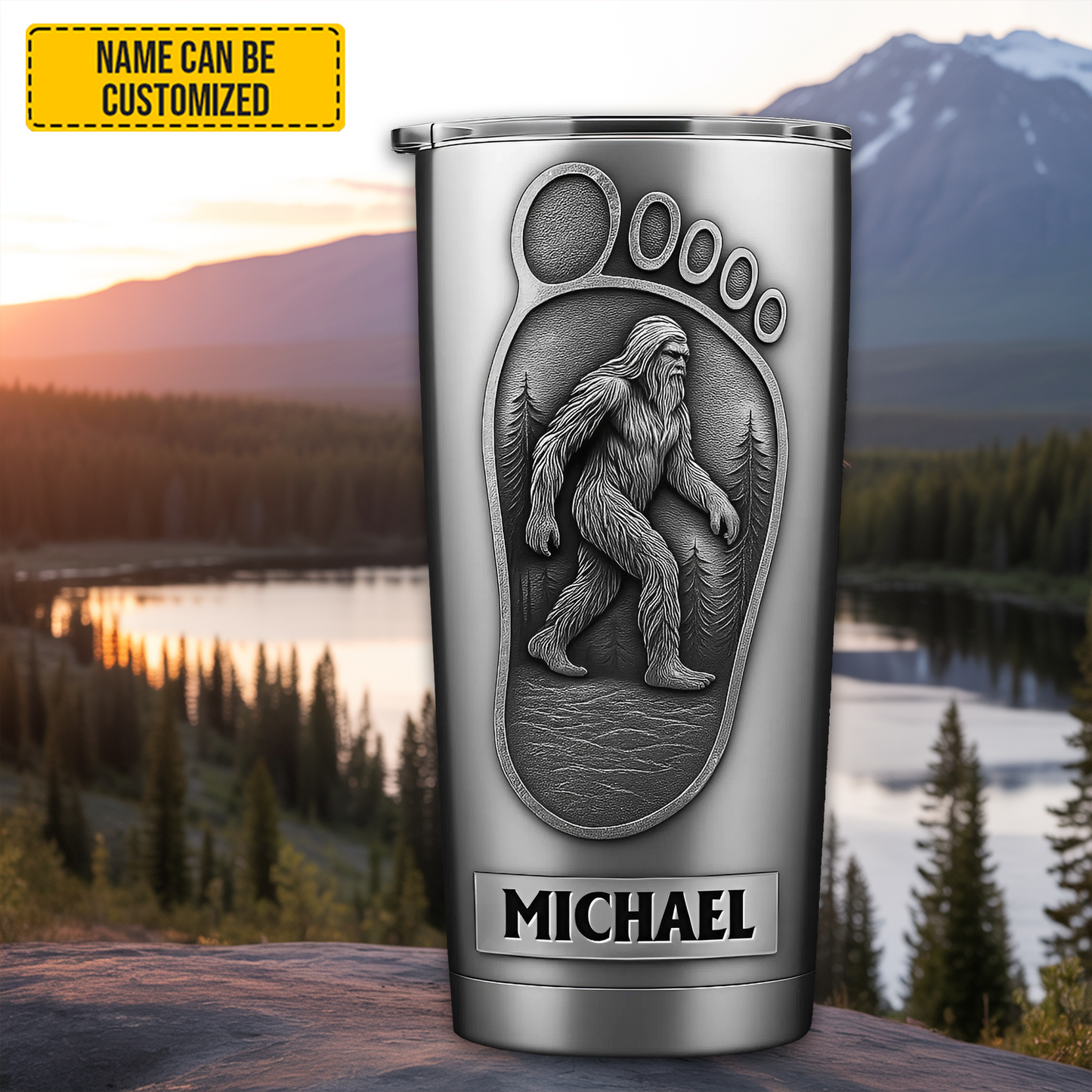 Bigfoot Summer Vibes - Personalized Accent Mug