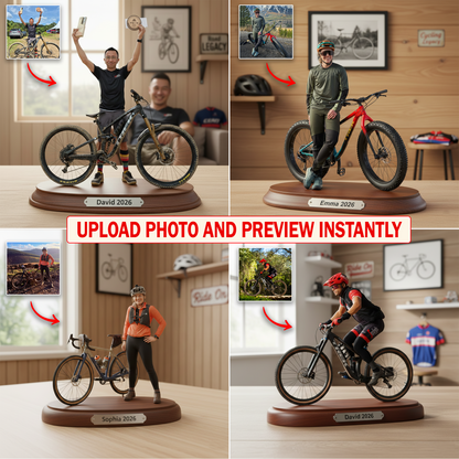 A Life on Two Wheels – Personalized Cycling Acrylic Plaque