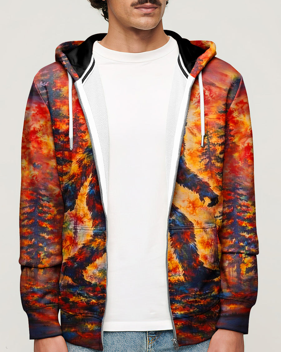 THE FOREST WALKER BIGFOOT ALL OVER PRINT SHIRT