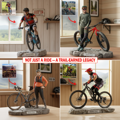 A Life on the Bike – Personalized Cycling Acrylic Plaque