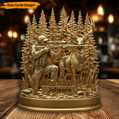 Legendary Gold Hunter – Personalized Trophy Acrylic Plaque