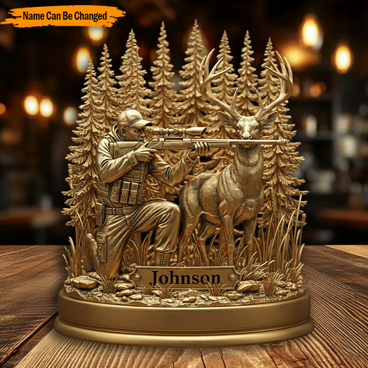 Legendary Gold Hunter – Personalized Trophy Acrylic Plaque