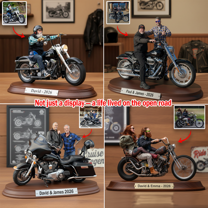 A Life on the Open Road – Personalized Motorcycle Acrylic Plaque