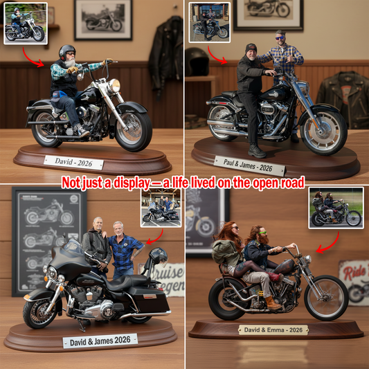 A Life on the Open Road – Personalized Motorcycle Acrylic Plaque