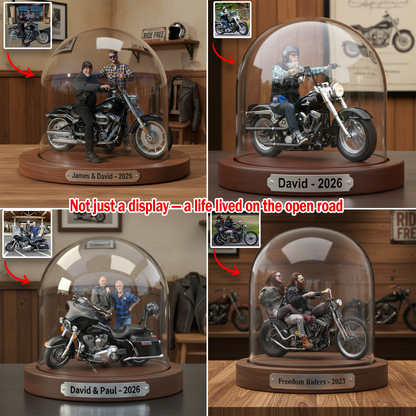 Life on Two Wheels – Personalized Photo Acrylic Plaque
