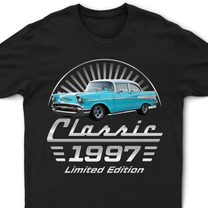 Custom Photo Classic Car Limited Edition - Personalized T Shirt