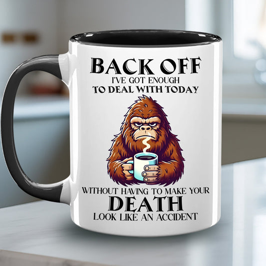 Funny Bigfoot Coffee Accent Mug