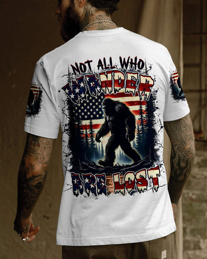 NOT ALL WHO WANDER ARE LOST ALL OVER PRINT