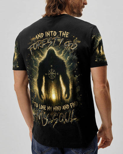 AND INTO THE FOREST I GO BIGFOOT ALL OVER PRINT