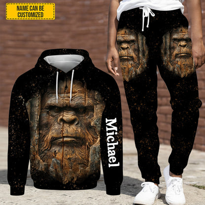 Personalized Bigfoot Hoodie and Sweatpants Set