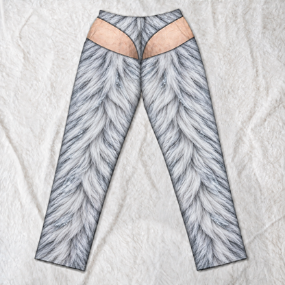 Funny Bigfoot Fur Print Pajama Pants for Men, Christmas Gift for Him – Novelty Lounge Pants