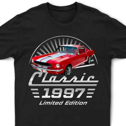 Custom Photo Classic Car Limited Edition - Personalized T Shirt